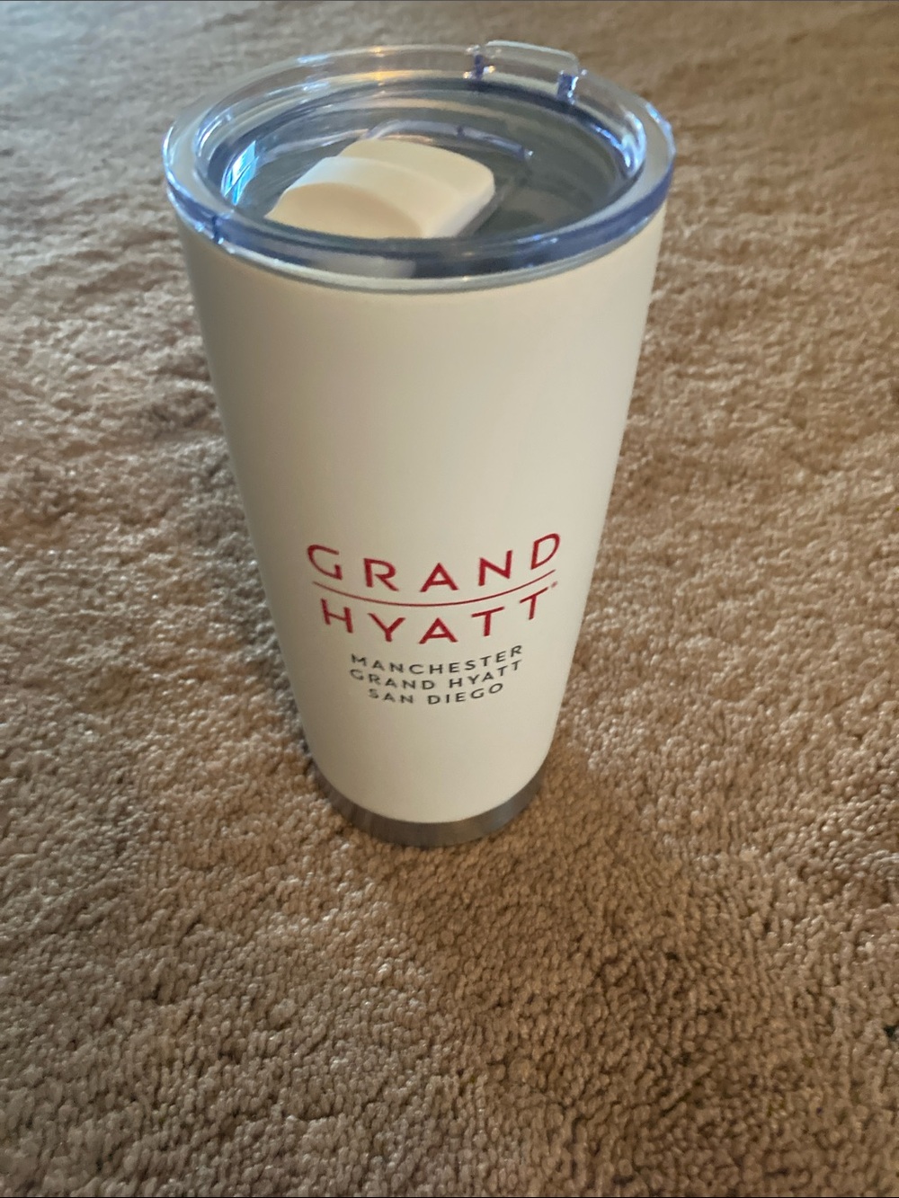 White Insulated Travel Tumbler new never used